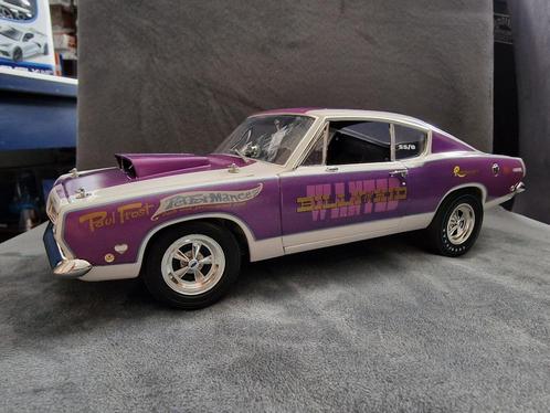 Plymouth Barracuda "Billy The Kid" Acme 1:18, Hobby en Vrije tijd, Modelauto's | 1:18, Ophalen of Verzenden