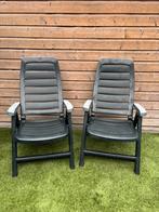 2x jardin tuinstoelen, Ophalen, Gebruikt, Kunststof, Verstelbaar