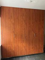 Garderobekast Noten, Huis en Inrichting, Kasten | Kledingkasten, Ophalen, Overige materialen, 200 cm of meer, Klassiek