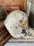 Helm WO2 Nederlandse luchtbescherming, Verzamelen, Militaria | Tweede Wereldoorlog, Ophalen of Verzenden, Landmacht, Nederland