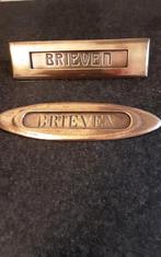 2 antieke brievenbus kleppen de rechthoekige is verkocht, Antiek en Kunst, Ophalen of Verzenden