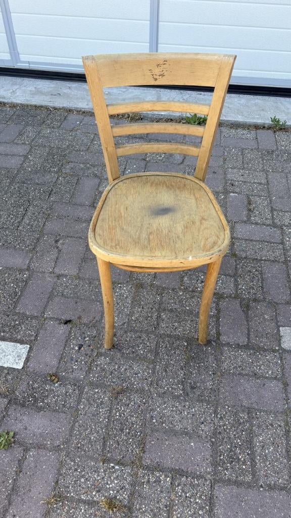 cafe stoel, Huis en Inrichting, Stoelen, Ophalen, Bruin, X, Eén