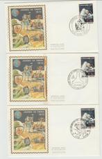 België 1972 FDC Maanlanding Apollo 15 5 afstempelingen, Postzegels en Munten, Ophalen of Verzenden, Postfris, Overige thema's