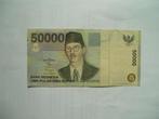 1523. Indonesia, 50.000 rupiah 1999(1999) W. R. Supratman., Verzenden, Zuidoost-Azië, Los biljet