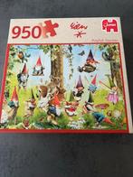 Jumbo puzzel 950 stukjes Rien Poortvliet playfull gnomes, Ophalen of Verzenden, 500 t/m 1500 stukjes, Zo goed als nieuw