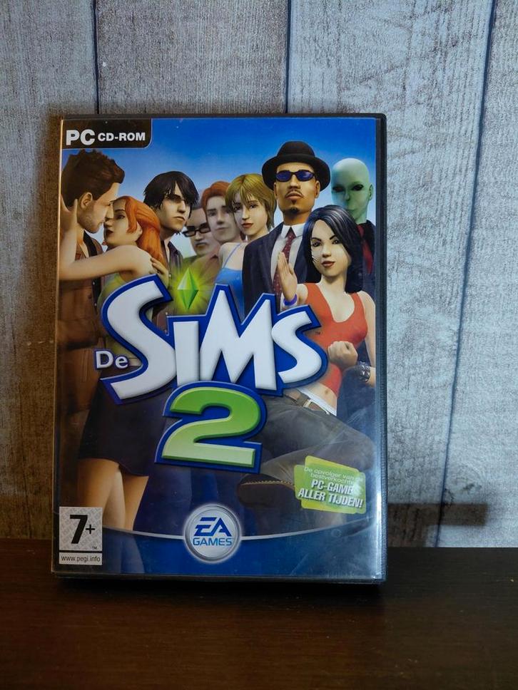 De Sims 2 - 4 discs in een box met handleiding., Spelcomputers en Games, Games | Pc, Zo goed als nieuw, Simulatie, 1 speler, Vanaf 12 jaar