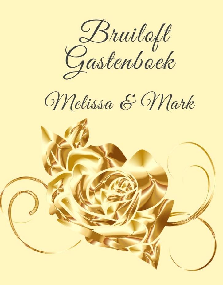 Gepersonaliseerd Gastenboek met namen, Hobby en Vrije tijd, Feestartikelen, Nieuw, Versiering, Geboorte of Huwelijk, Verzenden