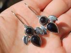 Vanoli Lange 925 zilveren oorbellen met onyx, Sieraden, Tassen en Uiterlijk, Oorbellen, Hangers, Vanoli, Nieuw, Ophalen of Verzenden