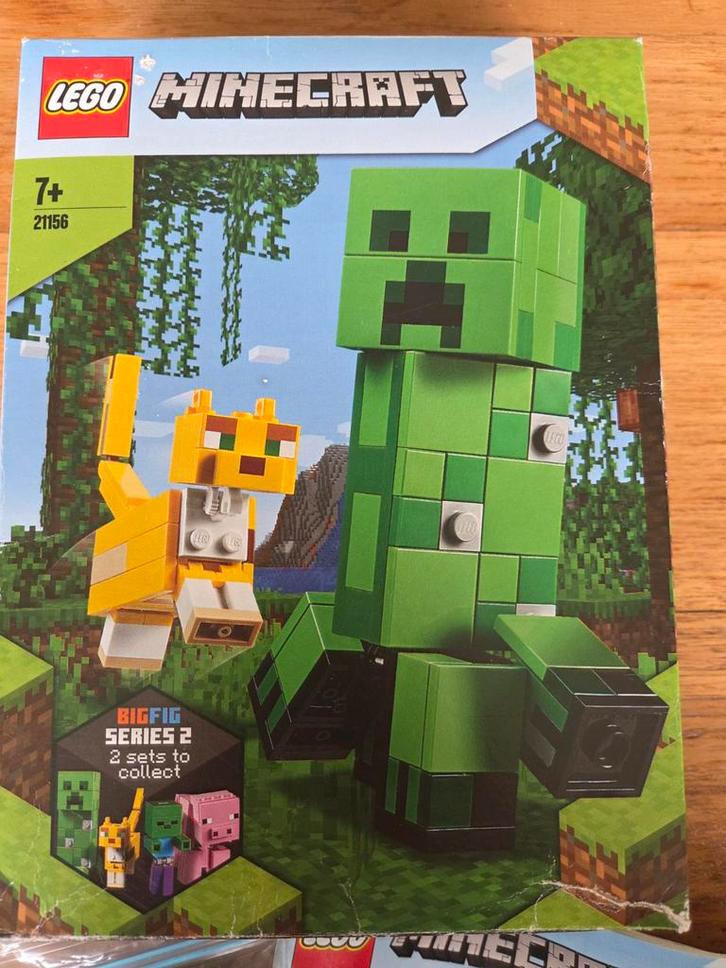 LEGO Minecraft Creeper en Ocelot - Set 21156, Kinderen en Baby's, Speelgoed | Duplo en Lego, Gebruikt, Lego, Complete set, Ophalen of Verzenden