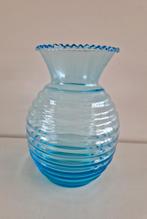 Art Deco Doyen vaas. Aqua blauw, Ophalen of Verzenden