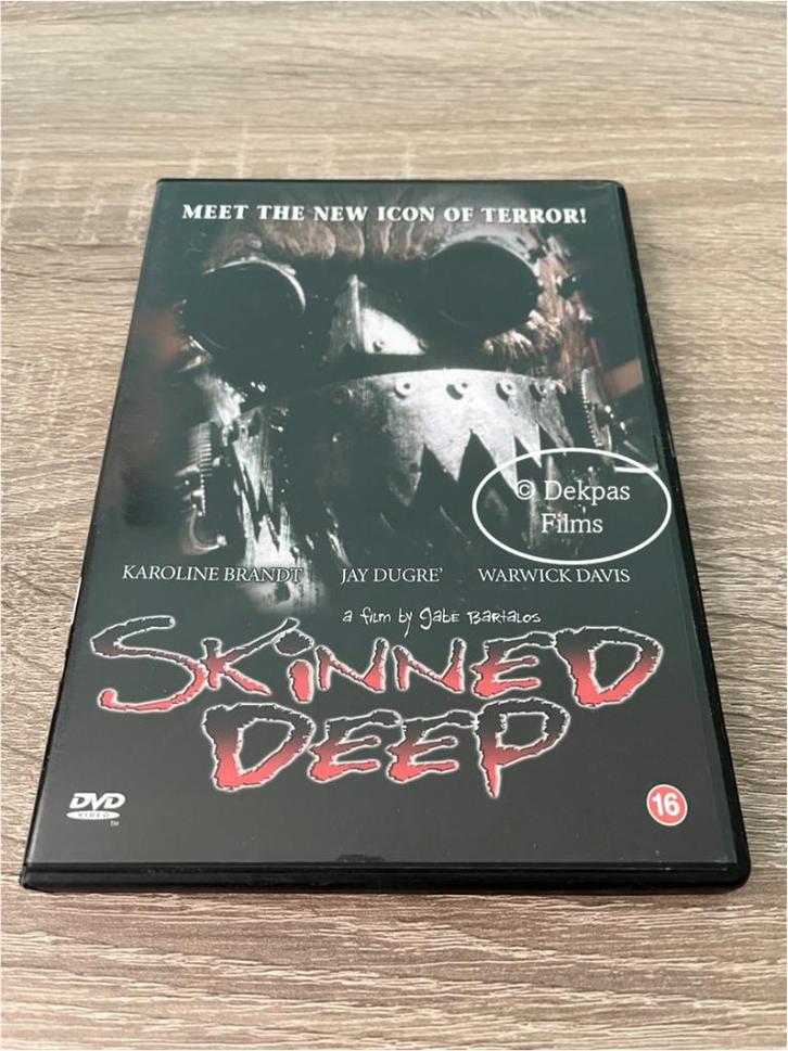 Dvd Skinned Deep, Cd's en Dvd's, Dvd's | Horror, Gebruikt, Overige genres, Vanaf 16 jaar, Ophalen of Verzenden