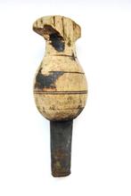 Antiek schoenmakersgereedschap (els) hout H=95mm   d394, Antiek en Kunst, Ophalen of Verzenden