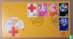 FDC E121 Rode Kruis zegels 1972 NL onbeschreven, Ophalen of Verzenden, Nederland