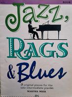 Jazz Rags & Blues Book 4 Late Intermediate Piano., Muziek en Instrumenten, Bladmuziek, Les of Cursus, Ophalen of Verzenden, Zo goed als nieuw