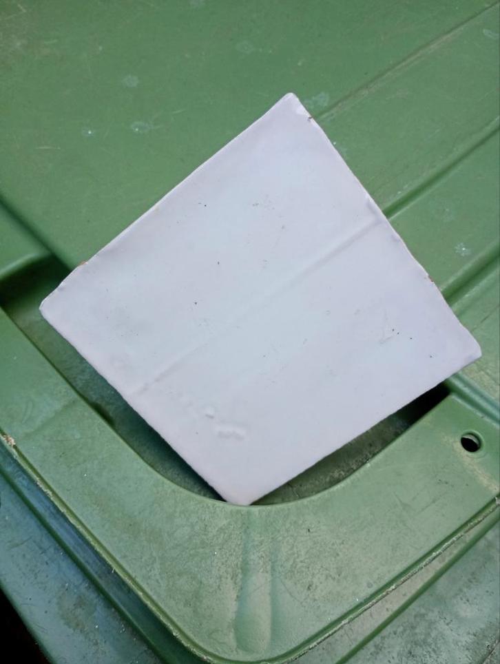 Wandtegels Witjes - Restpartij, Doe-het-zelf en Verbouw, Tegels, Gebruikt, Wandtegels, Keramiek, Minder dan 20 cm, Minder dan 20 cm