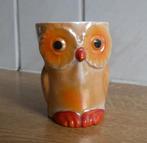 Vintage eierdop uil keramiek figuur uiltje eierdopje Foreign, Ophalen of Verzenden, Gebruikt, Dier