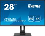 Iiyama ProLite XUB2893UHSU-B1 Zwart ips 4k 28" monitor, Iiyama ProLite, Ophalen of Verzenden, DisplayPort, Hoofdtelefoonaansluiting