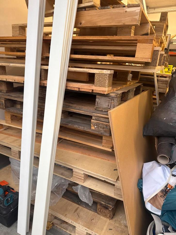 Gratis Pallets Afhalen - Diverse Maten, Doe-het-zelf en Verbouw, Hout en Planken, Gebruikt, Pallet, Overige houtsoorten, Minder dan 200 cm