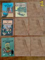 Kuifje Bobbie Janssen strip tekenfilm ansichtkaart kaarten 2, Ophalen of Verzenden, Kuifje, Zo goed als nieuw, Plaatje, Poster of Sticker