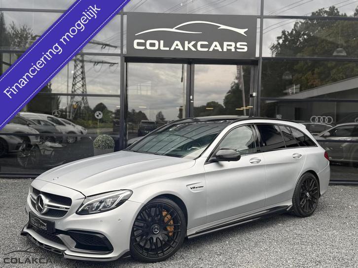 Mercedes C-klasse Estate AMG 63 S Edition 1|PANO|KERAMI|HUD, Auto's, Mercedes-Benz, Bedrijf, Te koop, C-Klasse, 360° camera, ABS