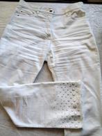 Caroline Biss Witte Jeans met Strass - Maat 42, Caroline biss, Wit, Maat 42/44 (L), Nieuw