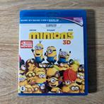 Minions 3D Blu-ray + Blu-ray + DVD Disc, Ophalen of Verzenden, Zo goed als nieuw, Tekenfilms en Animatie