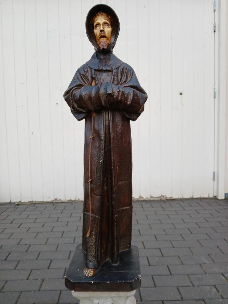 Franciscus van Assisi 90 cm, Antiek en Kunst, Kunst | Beelden en Houtsnijwerken, Ophalen of Verzenden