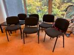 Zes gebruikte stoffen stoelen, Ophalen, Gebruikt, Zwart, Stof