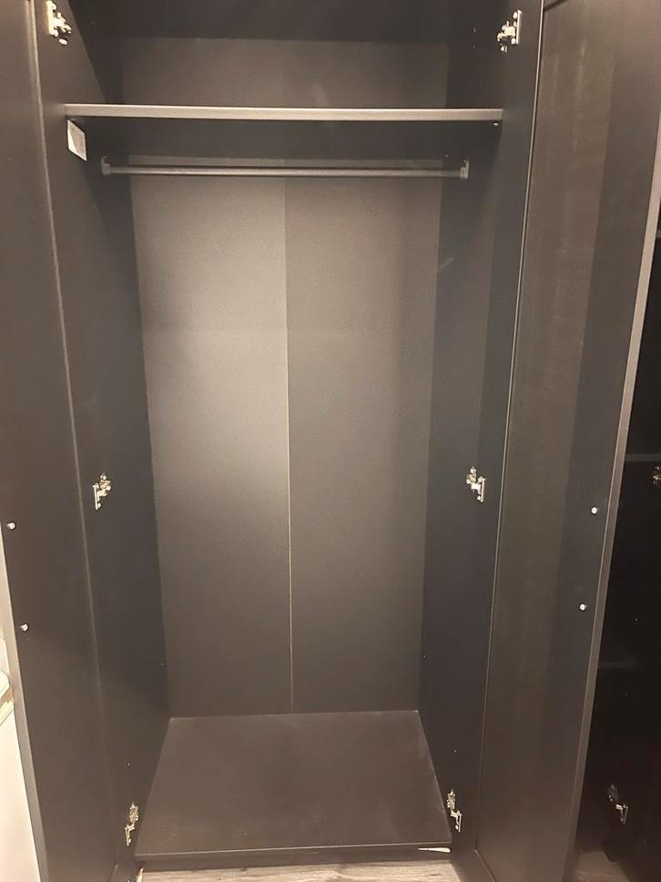 IKEA Brimnes Kast - Donkerbruin/Zwart, Huis en Inrichting, Kasten | Kledingkasten, Gebruikt, 150 tot 200 cm, 150 tot 200 cm, 50 tot 75 cm