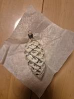 Vintage Kerstbal Dennenappel Zilver, Ophalen, Gebruikt