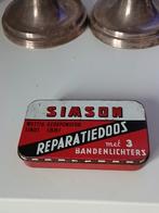 ANTIEKE FIETS BAND REPARATIE SET BLIKJE DOOSJE BAKJE, Ophalen of Verzenden, Zo goed als nieuw