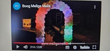 boog met bewegende ledverlichting om spectaculaire ballonnen beschikbaar voor biedingen