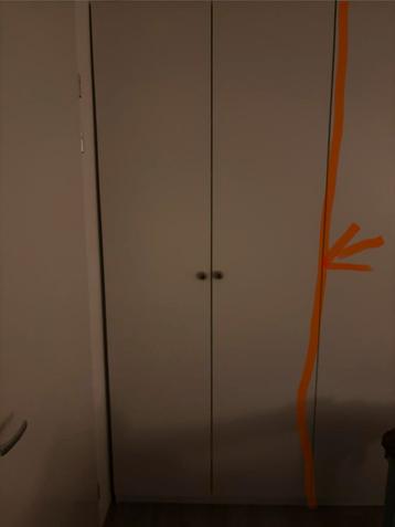 PAX ikea kast 2 deuren met lade en planken