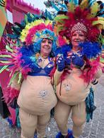 2 geweldige carnavals- feestpakken “Rio”, Carnaval, Maat 42/44 (L), Ophalen of Verzenden, Zo goed als nieuw