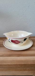 Antiek Boerenbont kom societe ceramique, Ophalen of Verzenden