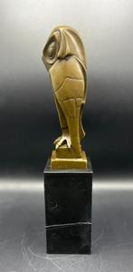 Bronzen Art-Deco stijl uil., Ophalen of Verzenden