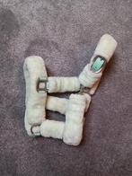 Halster QHP met bont maat Pony turqoise, Dieren en Toebehoren, Ophalen of Verzenden, Gebruikt, Overige soorten