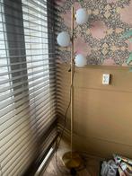 Staande lamp goud met witte bollen, Ophalen, Gebruikt, Metaal, 150 tot 200 cm