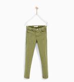 Zara stretch skinny kaki groen jeans broek maat 164, Nieuw, Meisje, Ophalen of Verzenden, Broek