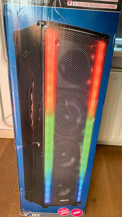Vonyx LM80 Lightmotion Bluetooth speaker NIEUW, Muziek en Instrumenten, Soundmodules, Nieuw, Overige merken, Ophalen