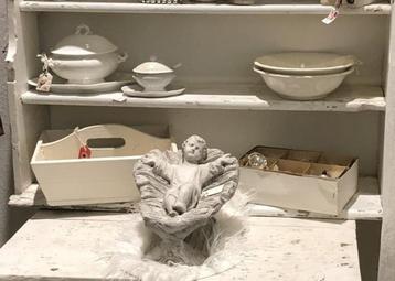 Kerst bij Brokaatje / Kindje Jezus in de kribbe  beschikbaar voor biedingen