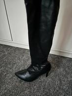 Lange zwarte laarzen met hoge hak maat 41, Kleding | Dames, Schoenen, Hoge laarzen, Zwart, Ophalen of Verzenden, Zo goed als nieuw