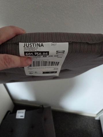 6 Stoel kussens van Ikea, Justina beschikbaar voor biedingen