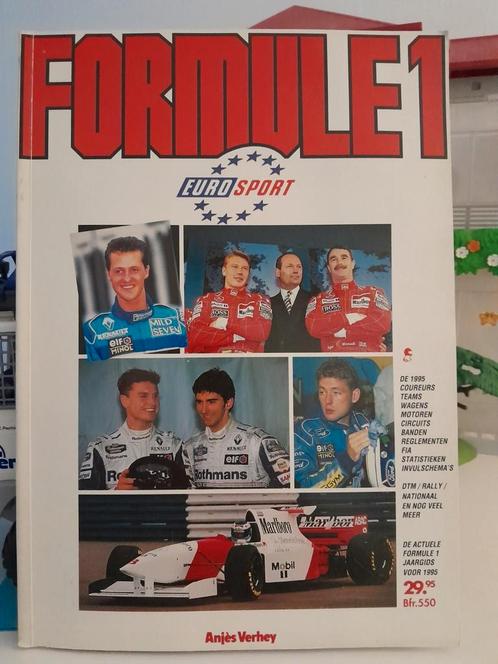 Formule 1 - Anjès Verhey - Eurosport - alles voor 1995, Verzamelen, Automerken, Motoren en Formule 1, Zo goed als nieuw, Formule 1