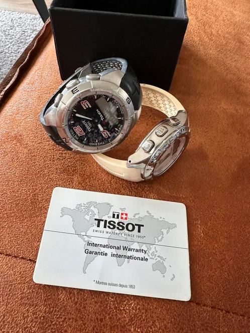 Tissot T-touch dames en heren horloge, Sieraden, Tassen en Uiterlijk, Horloges | Heren, Gebruikt, Overige merken, Staal, Ophalen of Verzenden