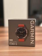 Garmin Fenix 6 pro Sapphire Titanium, Sieraden, Tassen en Uiterlijk, Sporthorloges, Ophalen, Garmin, IOS, Oranje