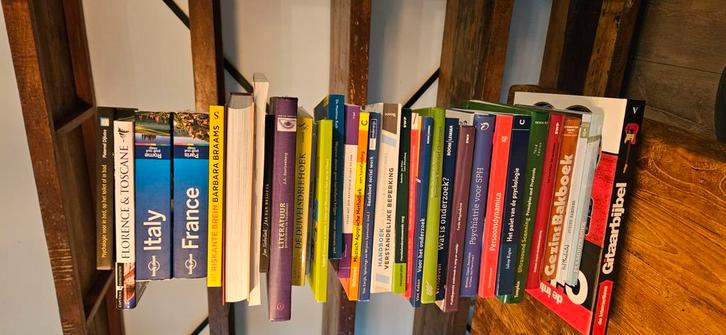 Verschillende studieboeken, reisboeken en muziekboeken, Boeken, Partijen en Verzamelingen, Zo goed als nieuw, Ophalen of Verzenden