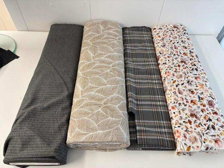 Grote Restpartij Stoffen - Diverse Materialen, Hobby en Vrije tijd, Stoffen en Lappen, Nieuw, Overige materialen, 120 cm of meer