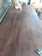 Grote Houten tafel voor buiten of binnen., Ophalen, Gebruikt, Rechthoekig, Hout