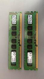 2x8 (16GB) Kingston RAM 2Rx8 PC3-12800E-11-12-E3, DDR3, Ophalen of Verzenden, Zo goed als nieuw, Desktop